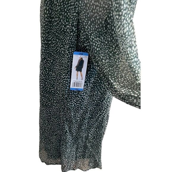 Joie Limited Edition Green Arctic Animal Spot Balloon Sleeve Dress LARGE NEW - Picture 6 of 11